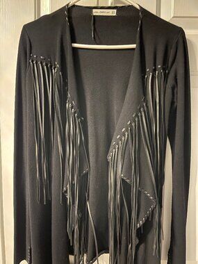 Zara Fringe Sweater